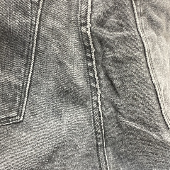 Frame Denim All High Rise Skinny Polka Dot Charcoal Jeans Sz 27 - Picture 8 of 10